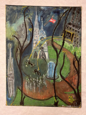 Lola Carr „Aus Wien vertrieben“ Paris, nach 1950; © Jewish Museum Vienna, Foto: Manuel Butschek © Jewish Museum Vienna, photo: Manuel Butschek